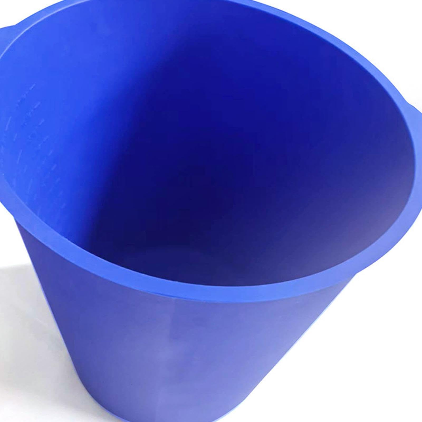 Qianly Revestimiento para Cubeta de Mezcla de Cemento con Material de Goma Resistente para Mezclar Mortero Pintura y Grout Fácil de Instalar y Retirar
