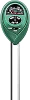 VIVOSUN Testador de solo, medidor de umidade de plantas 3 em 1 e testador de pH para casa, jardim, gramado, fazenda, uso interno e externo, promove o crescimento saudável das plantas