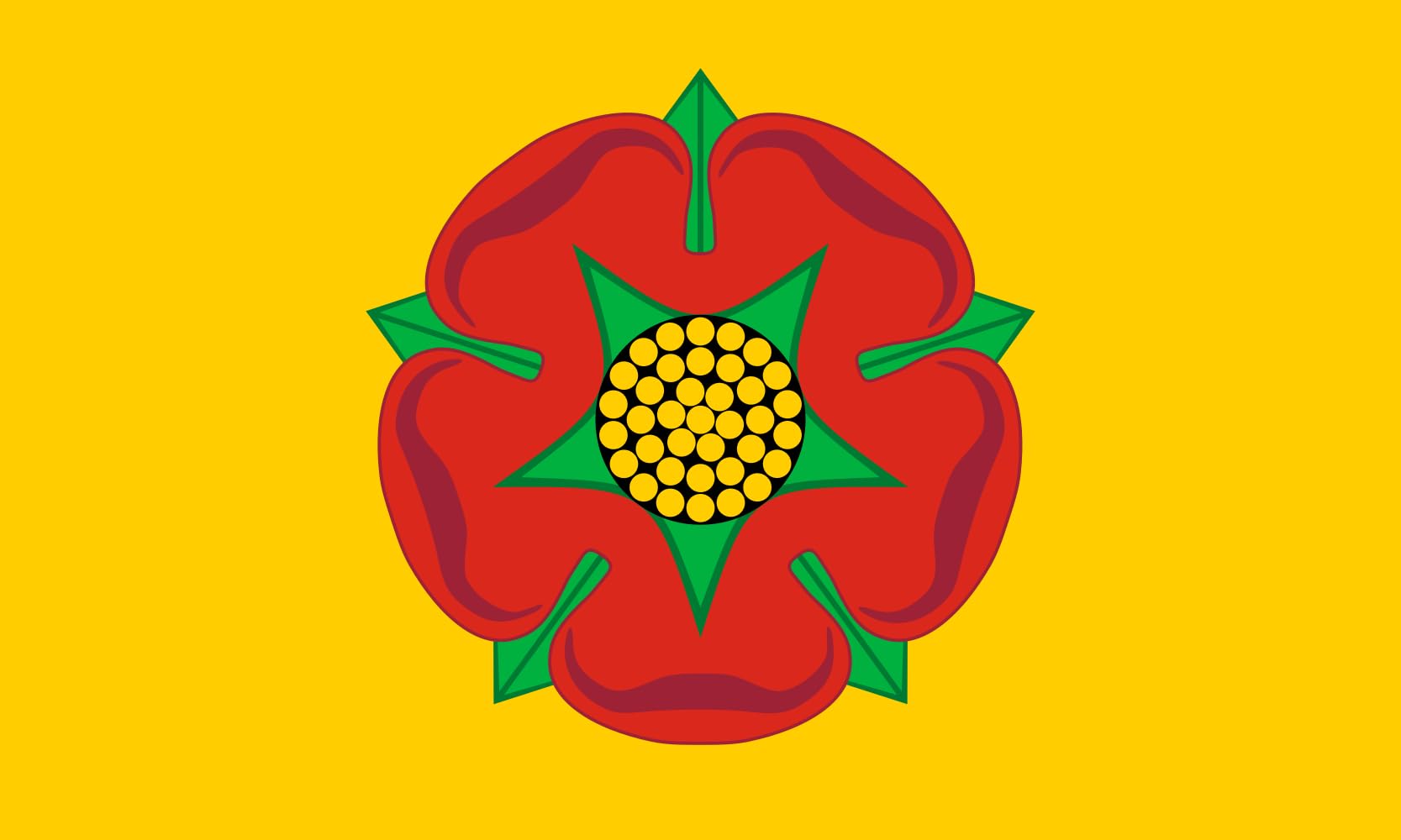 Drapeau Large Lancashire grand format 1.5m² idéal pour décorer vos événements en plein air
