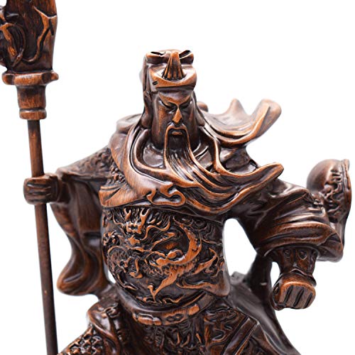 Estatua Feng Shui Guan Di para decoración miniatura 2