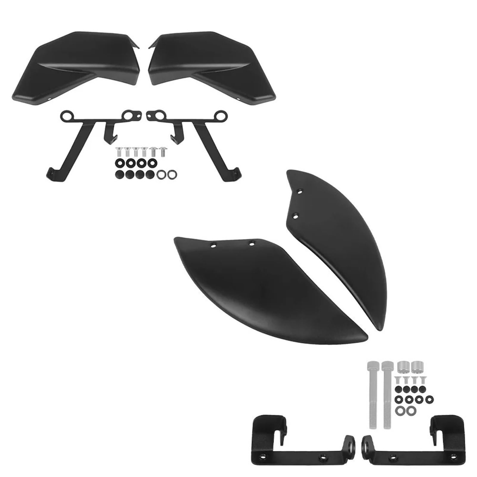 Cubierta del Radiador De La Pinza Conducto Aire FR para T-MAX560 XP560E XP560 E | Kit de refrigeración de pinza de freno, conductos de aire, enfriador de disco delantero de motocicleta(Matte black)