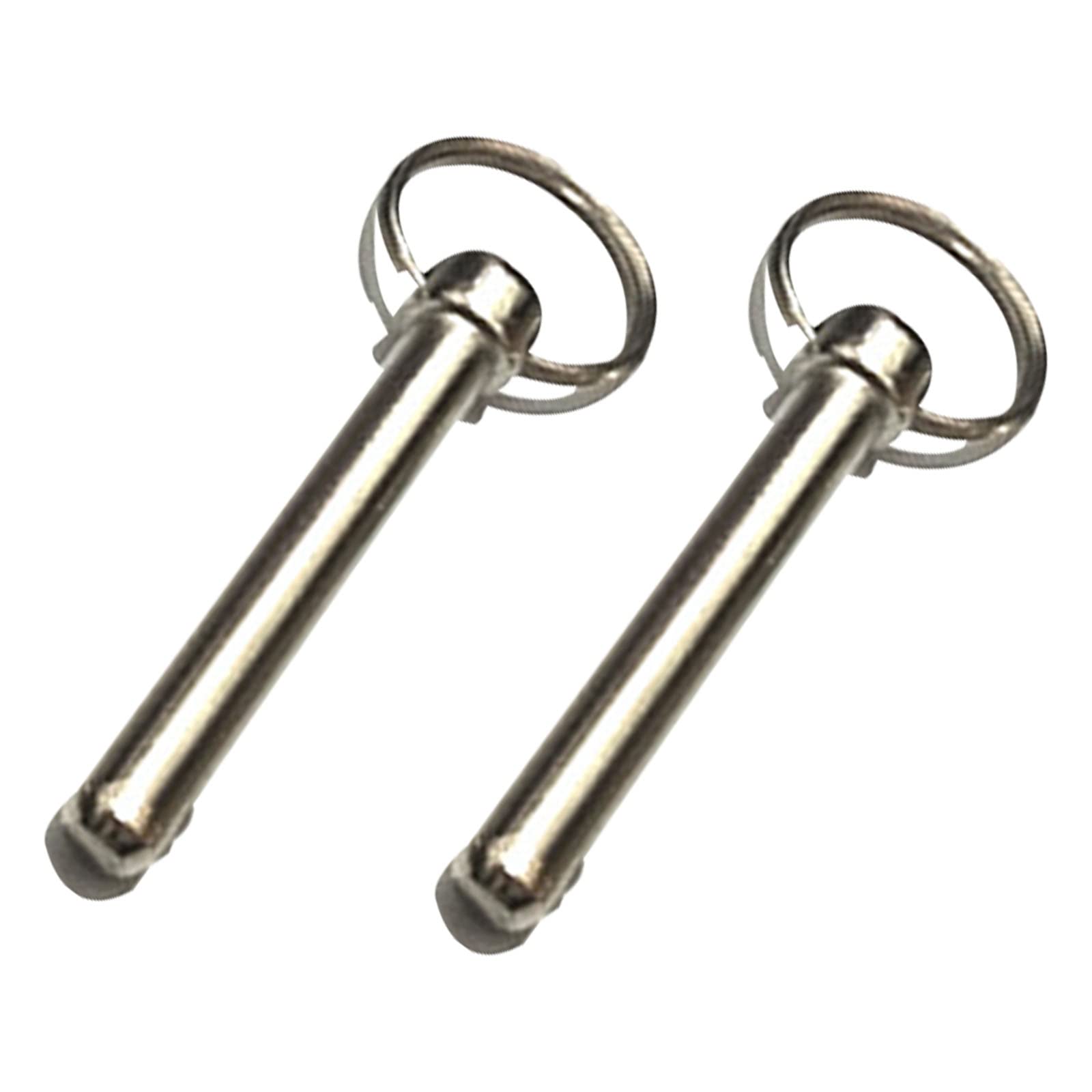 2 pezzi Perno a sgancio rapido, inossidabile 316 da 5mm perni a molla marini in acciaio inossidabile perni a linguetta per barche, utilizzati per le cerniere del ponte superiore della nave