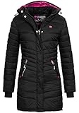 Geographical Norway Carless - Abrigo acolchado para mujer, Negro , M