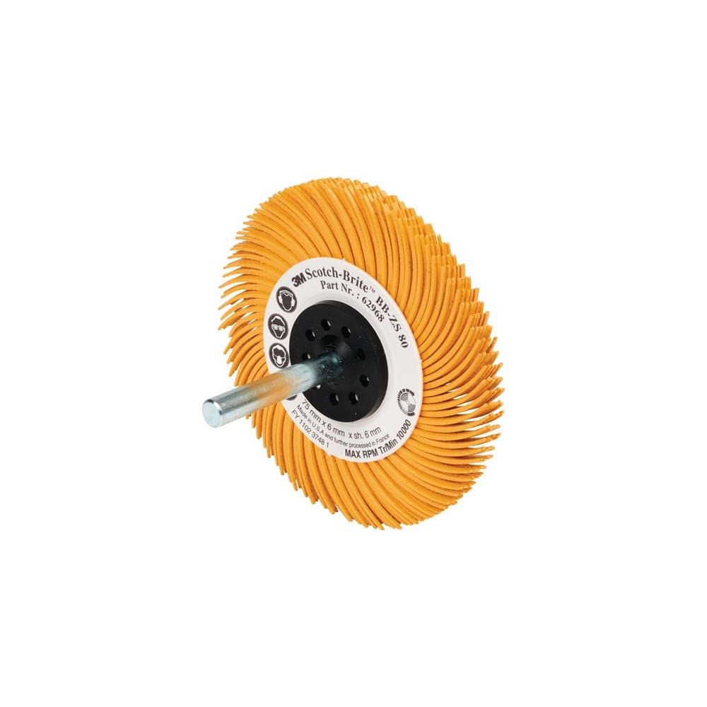 Disco radiale BB-ZS tipo C D.50,8 mm K.80 giallo 15000 min-¹ 3M