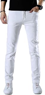 بنطلون ابيض جينز للرجال