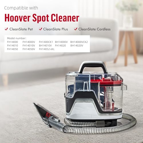 Flexible Extension Hose Attachment Compatible with Hoover CleanSlate Portable Machine FH14000?FH14000V, BH14000V, FH14010, FH14020, FH14050, BH14010V, 54 Inch Carpet Cleaner Tube Replacement Parts