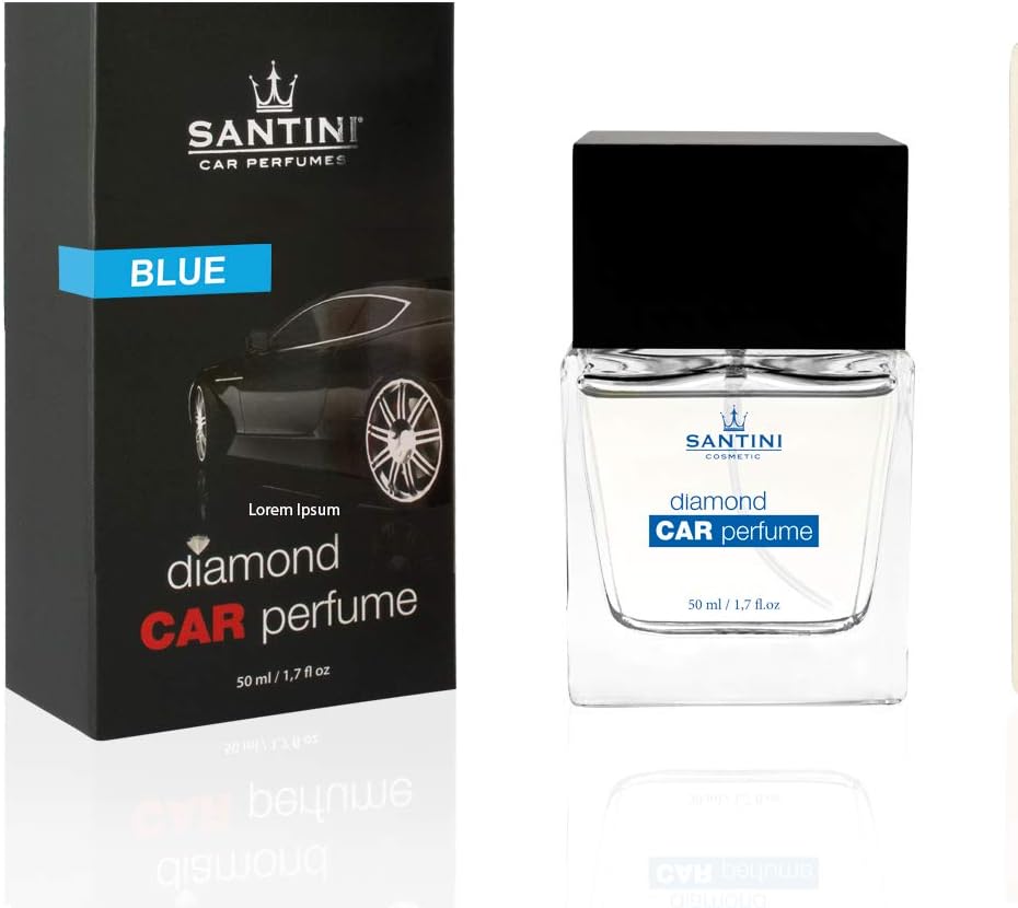 Luxury Car Air Freshener with Applicator - Diamond Blue