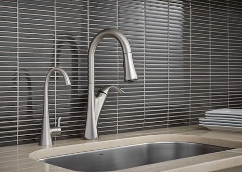 Moen Spot Resist Stainless Sip Transitional Cold Water Kitchen Beverage Faucet with Optional Filtration System, S5520SRS by Moen - Used condition - Image 2