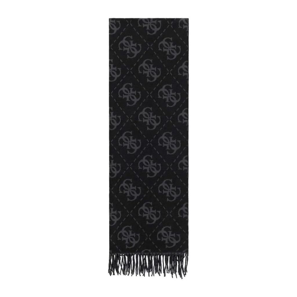 GUESS Scarf 70 x 190 Coal Logo black