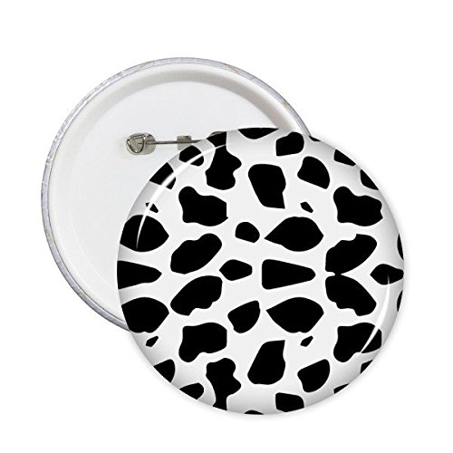 Badge bouton rond illustration chien 5Pcs XL pour personnaliser un vêtement