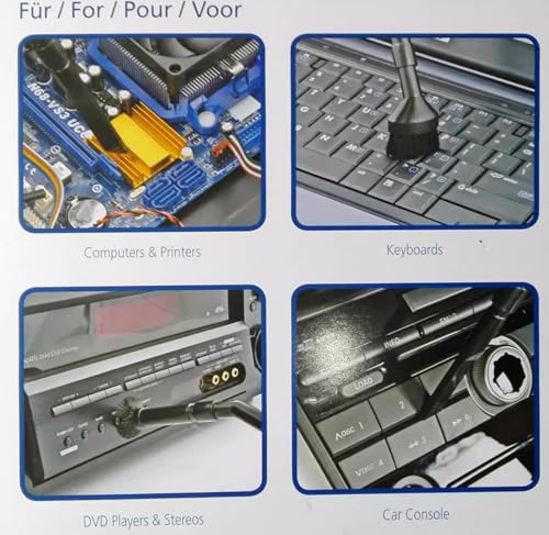 9pcs/Set Universal Vacuum Cleaner Attachments Accessories,Micro Vacuum Attachments for Car Detailing,Mini Micro Tool Car Vehicle Cleaning Kit Shop Vac - Thumbnail 2
