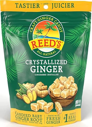 Reed's, Crystallized Ginger Candy, 3.5 Ounce