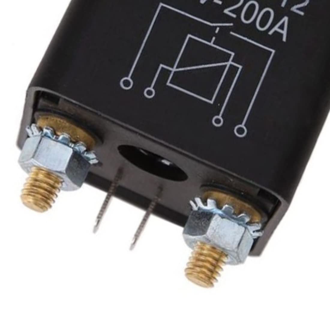 Relè Auto Ad Alta Potenza 12V/24V 200A – Per Grandi Motori E Modifiche Elettriche, Commutazione Fino A 2800W