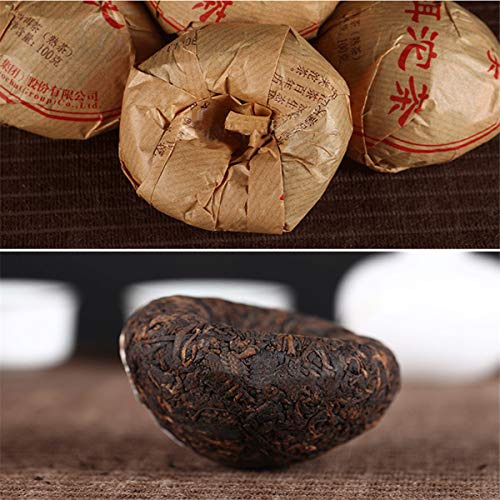 通用 Té Puerh cocido Té PU erh Tuo Maduro 500g 5 Piezas Nature Shu Black Puer Tea Yunnan - Imagen 5