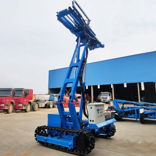 Rock Anchor Drilling Rig, Hydraulic Crawler Rock Drill Equipment for Soil Nailing, Ground Anchoring, Geotechnical Engineering, Foundation Support and Slope Stabilization Construction Projects
