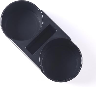 Central Control Cup Holder Replacement Compatible with Chevrolet Corvette C7 2014-2019 ABS Center Console Gear Shift Panel Insert Cup Holder Expander Storage Box