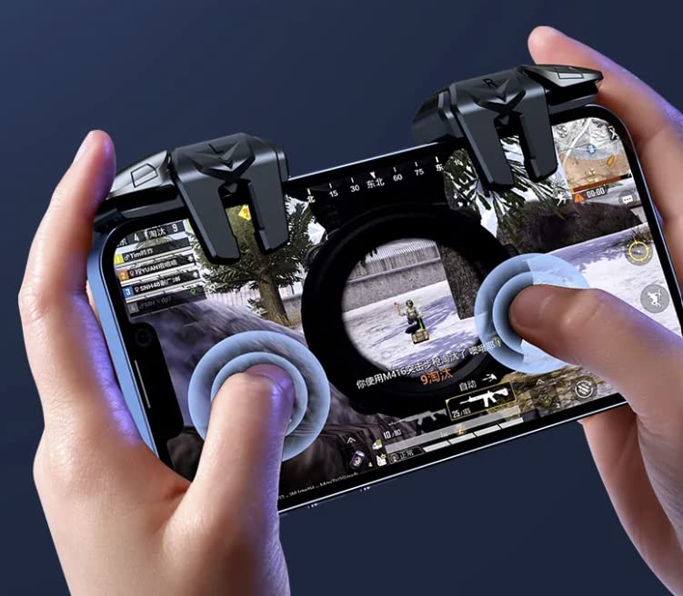 RATASK Mobile Gaming Trigger, PUBG Game Trigger Controller, Shooting L1 R1 Key Button, Game Controller