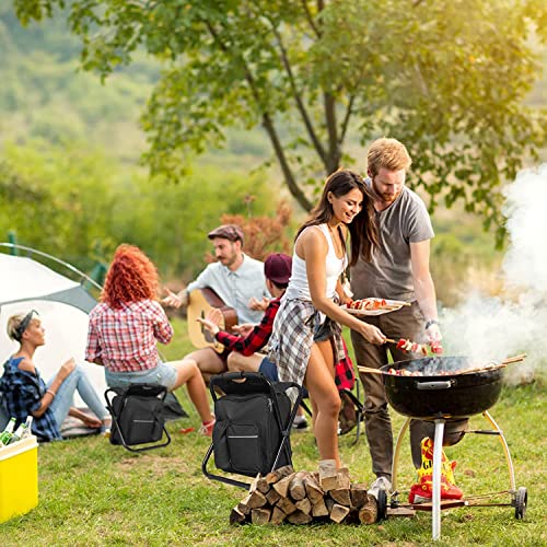 Punemi Backpack Cooler Chair, Portable Fishing Chair Stool W/Sturdy Straps, Foldable And Lightweight Camping Back Pack Seat Gear, Perfect Outdoorsman Gifts For Picnic, Travel, Hiking, Beach #TOP6
