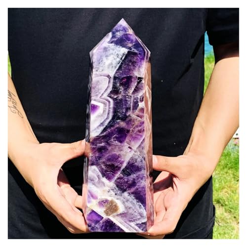 OROAOBOMT 1pcs 900-1000g Dream Amethyst...
