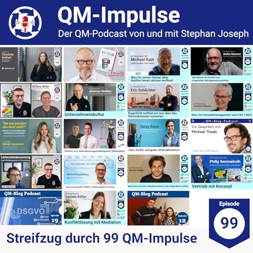 99 QM-Impulse &ndash; ein Streifzug durch den QM-Podcast