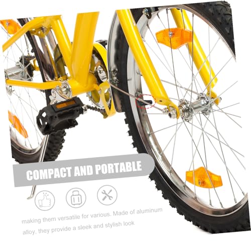 Tapas para válvula de llanta de bicicleta Holibanna y adaptador de válvula francesa a americana, juego de 10 piezas, aleación de aluminio ligera y a prueba de polvo, compatible con bombas de aire para bicicletas miniatura 3
