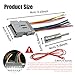 Rebvugr Car Radio Audio Receiver Wiring Harness Kit, Stereo Wiring Harness, Aftermarket Stereo Connection Wire Cable Plug with Antenna Adapter, Audio Modification Pigtail Connector Plug for Chevy GMC