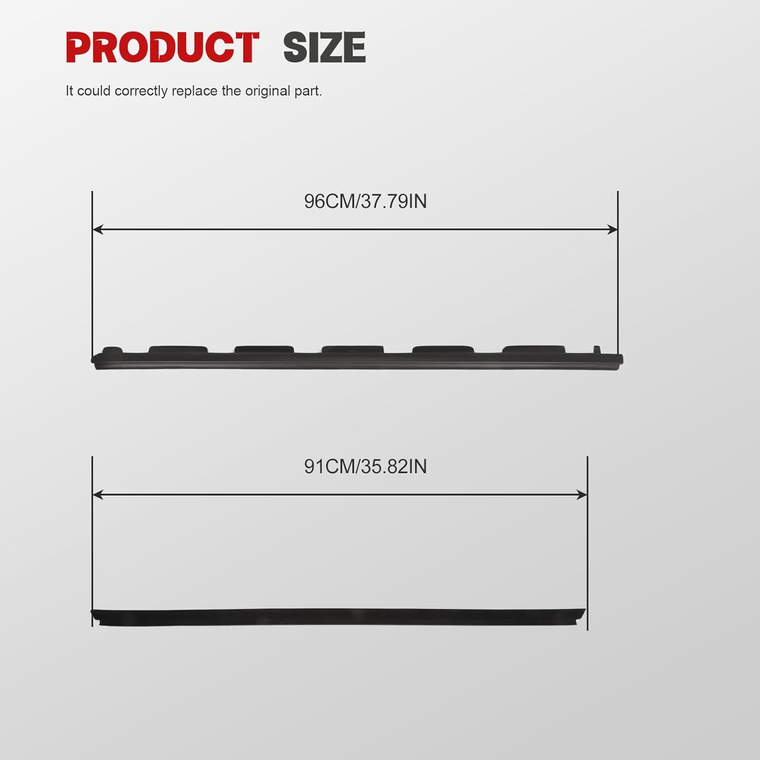 4 Pcs PVC Inner & Outer Window Sweep Felt Seal Weatherstrip Kit Fits for 92-94 Blazer 88-99 C1500 C2500 C3500 K1500 K3500 92-99 Yukon Suburban 95-00 Tahoe Replace 15991405, 15991406