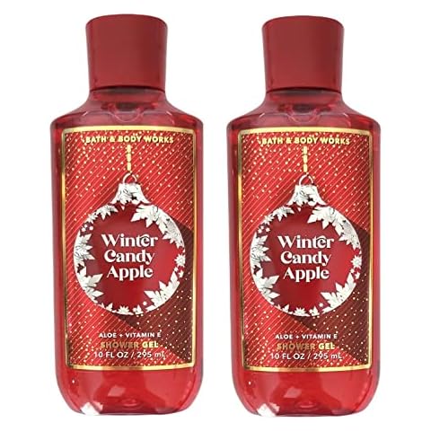 Bath & Body Works Winter Candy Apple Shower Gel Gift Sets 10 Oz 2 Pack Cover