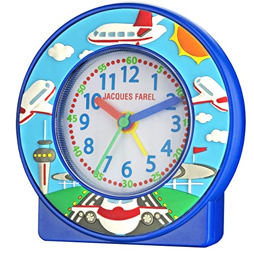 Preisvergleich Produktbild JACQUES FAREL Flughafen - Airport Wecker Junge Kinderwecker AC6262