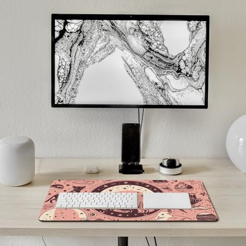 Tapis de souris de jeu planètes grand format haute précision