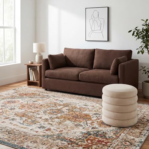 nuLOOM Performance Oriental Style Area Rug, Vintage...