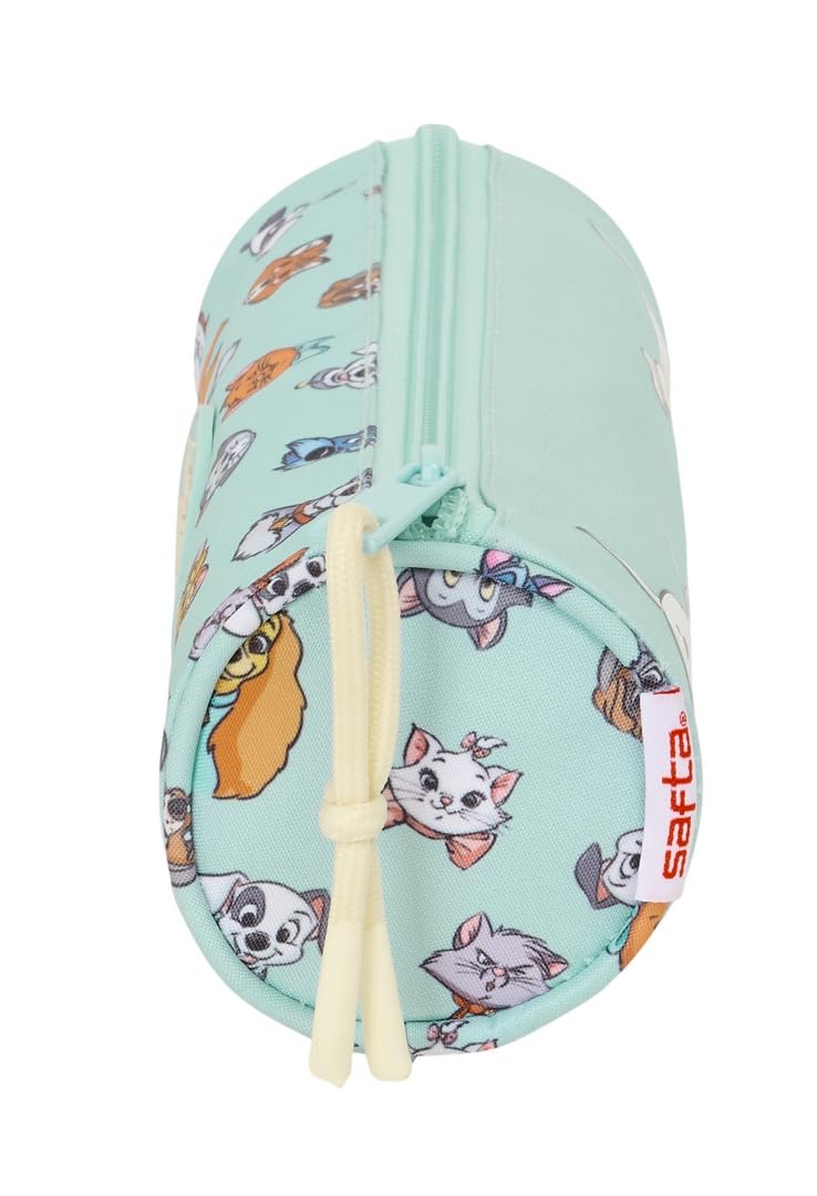 Safta CATS & DOGS, Round School Pencil Case, Children's Pencil Case, Ideal for Children from 5 to 14 Years - Image 3