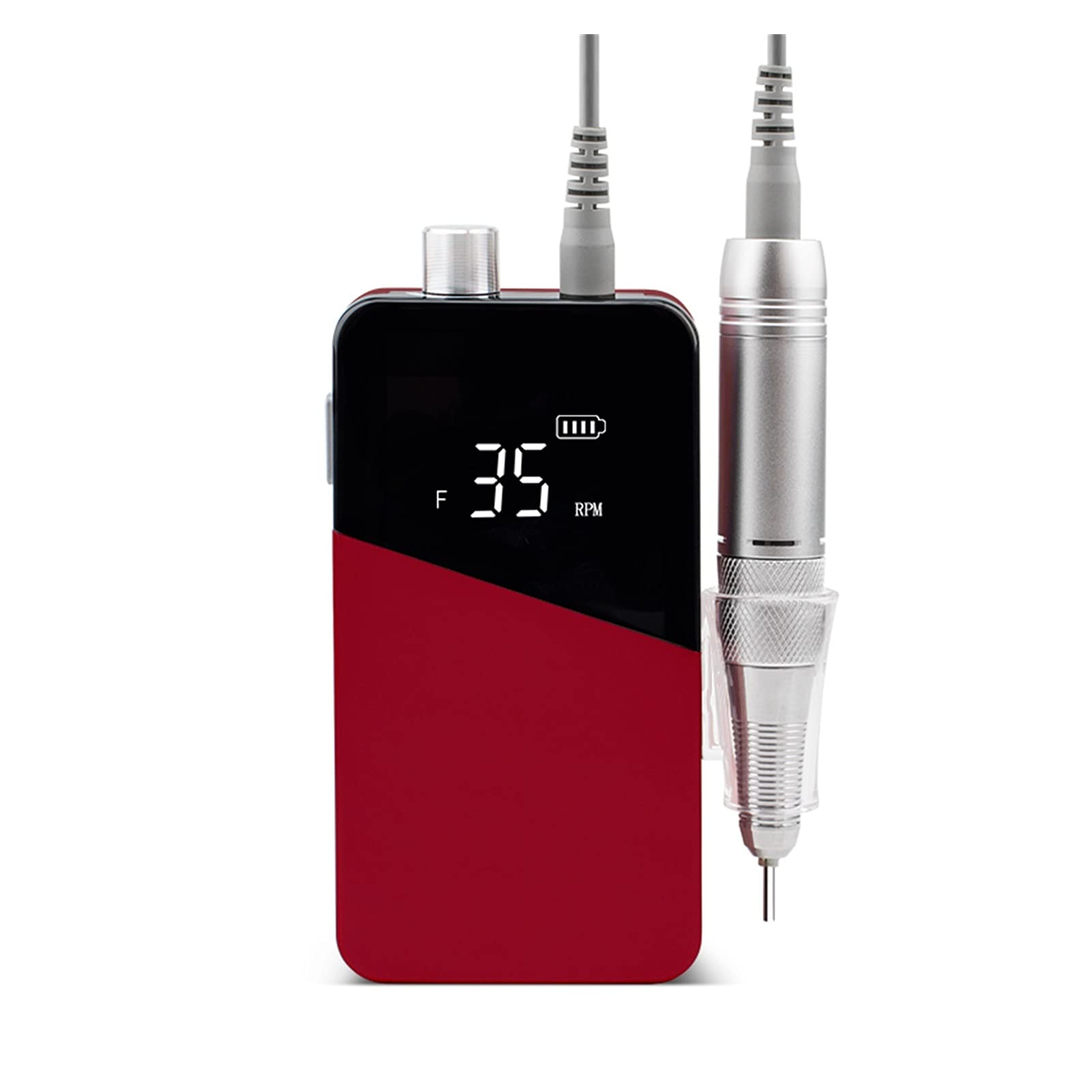 Wiertarka do paznokci Przenośna maszyna wiertarka do paznokci 35000RPM Zestaw manicure Salon kosmetyczny Wiercenie elektryczne 35000 RPM(Rose gold-gift pack)