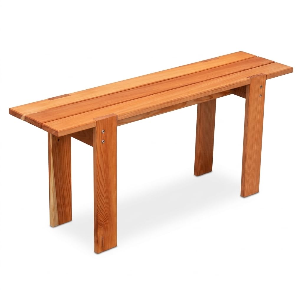 CASTELMERLINO 400 Panca legno di Larice cm 100X25X43 robustal, versatile