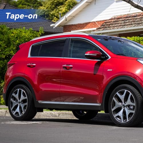 Image of Window Visors Rain Guards for 2011-2016 Kia Sportage, Out-Channel Window Vent Wind Deflectors Visors Shades for 11-16 Sportage