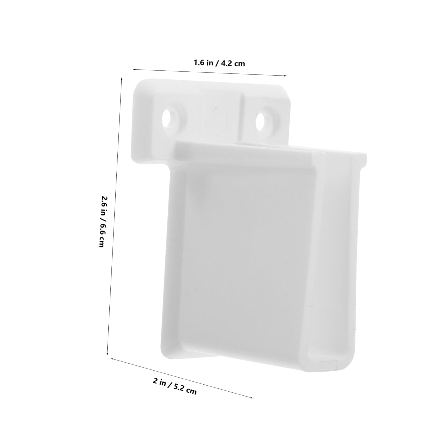 HOLIDYOYO Heavy Duty Plastic Rod Brackets for Rv Accessories Versatile Support for Curtain and Closet Rods Durable Mounting with Screws Compatible with Various Rv Models