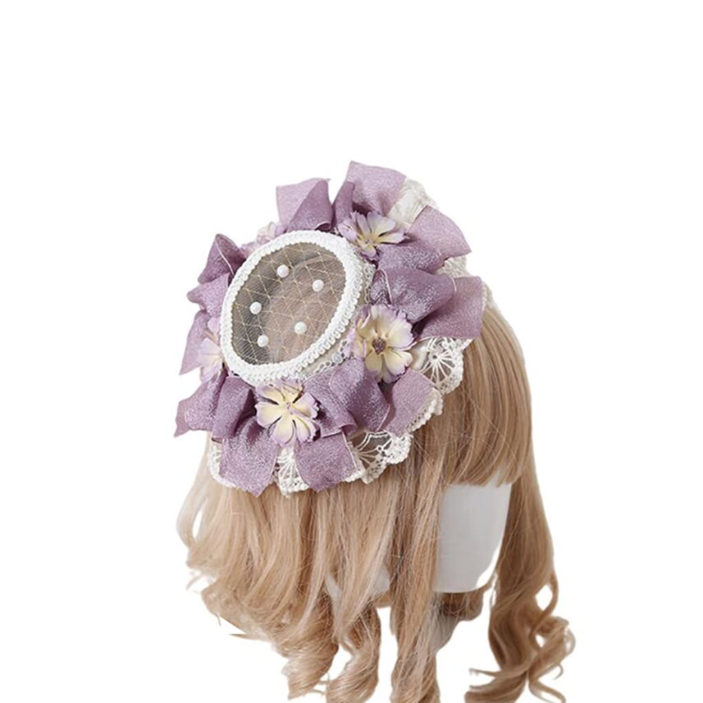 販売休止一つ430円 ハンドメイドお花のヘアゴムチチカカ系