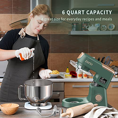 Küchenmaschine Rührmaschine 1500W Zurio 6.5L Knetmaschine Rührmaschine 6-Gang mit Fermentationsfunktion, Geräuscharm… – Bild 7