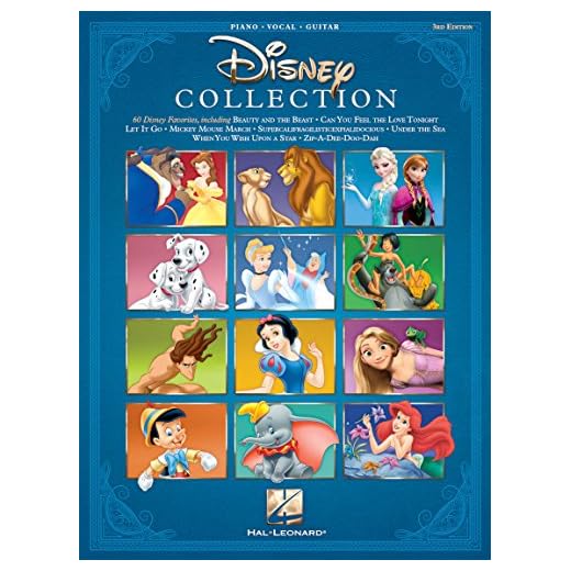 The disney collection - 3rd edition - 60 disney favorites - piano, voix & guitare (Disney Publications)