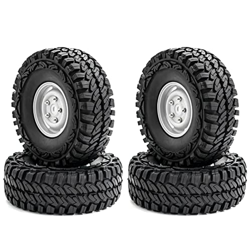 Pneu de voiture RC Rock Crawler avec jantes 1/10 Traxxas TRX-4