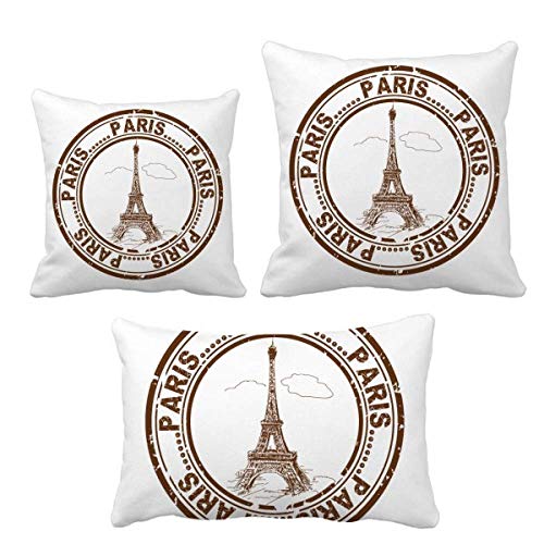 Coussin de canapé Tour Eiffel classique finitions haut de gamme - 2