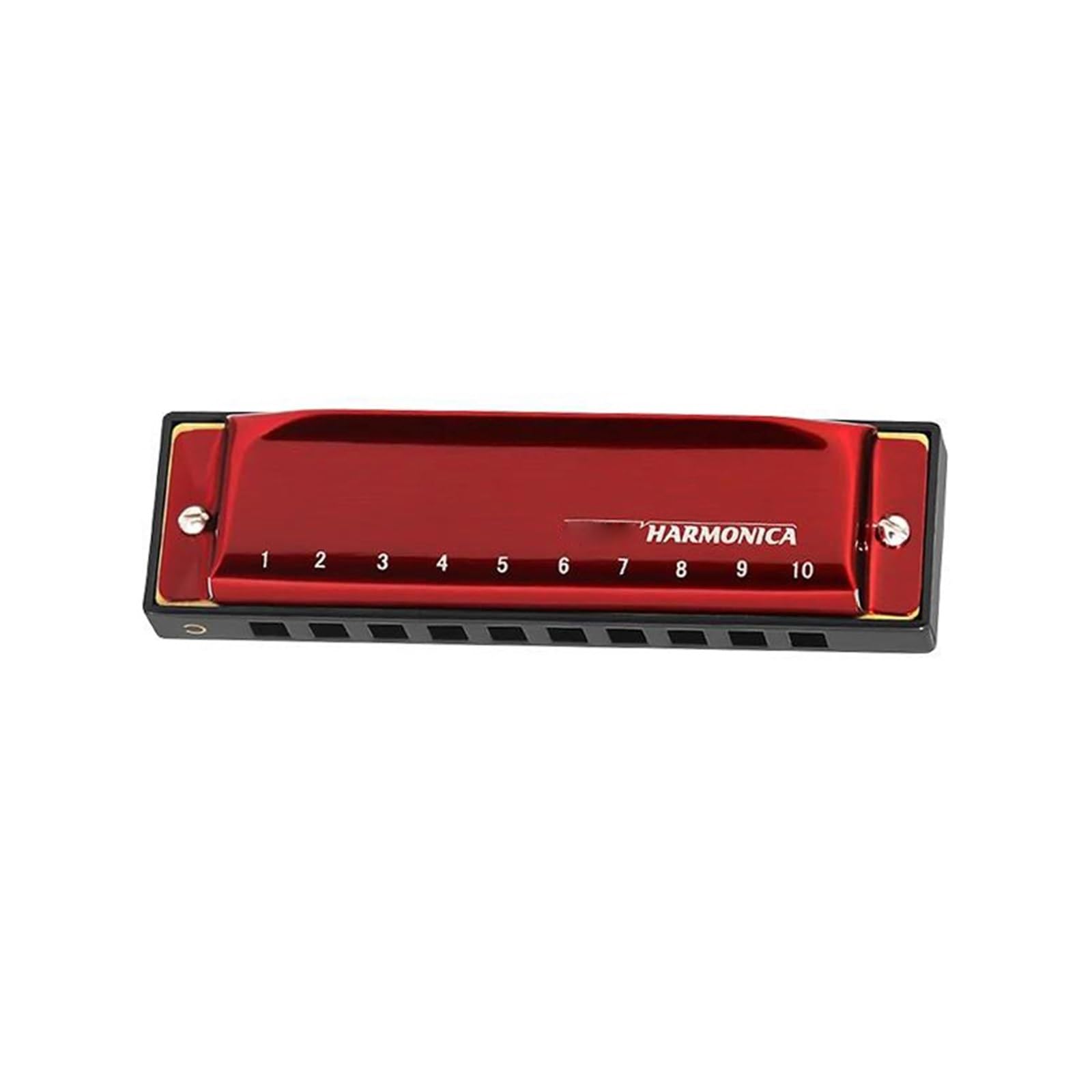 Armonica Blues A 10 Fori Per Principianti Tonalità Di Do(Red)
