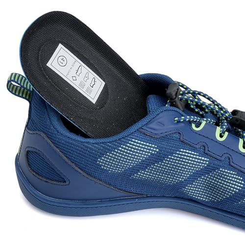 Image of WateLves Wide Water Shoes Womens Mens Barefoot Beach Shoes Zero Drop Minimalist Breathable Mesh Walking Sneakers