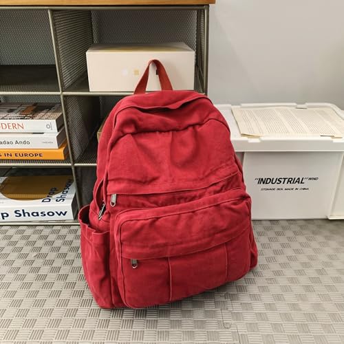 GAXOS Laptop Backpack for Women Travel Canvas Backpack for Women Vintage Aesthetic Backpack for School2