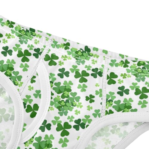 Boys' Exclusive Briefs Toddler Underwear 95% Combed Cotton Boxerbriefs 2T Patrick Clover Pattern 454