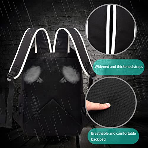 Image of Asge Large 3 Piece Backpack Set - Boys & Girls Teenage Reflective Waterproof School Satchel for Travel & Outdoor
