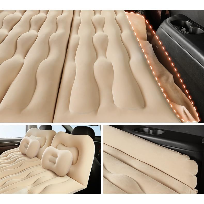 Matelas gonflable de voiture pour BMW I3 I4 I5 I7 I8 beige pour camping