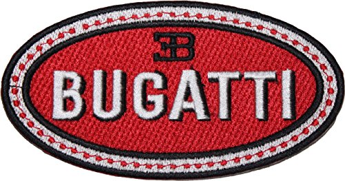 Bugatti Veyron Speed S Racing EMBROIDERED PATCH Badge Iron-on, Sew On 2.75