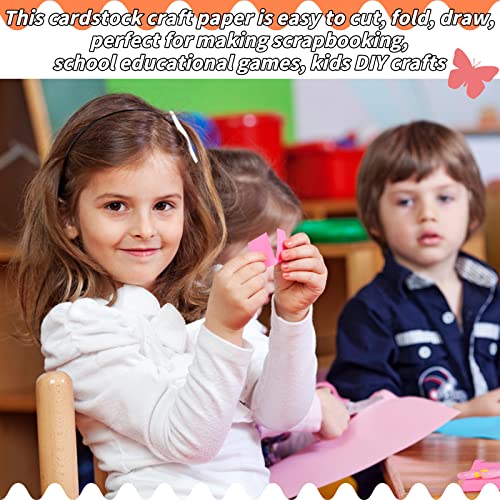 Colored Cardstock Paper 300 Sheets, Double Sided Printed Colorful Cardstock 30 Assorted Colors,250Gsm A4 Size,Premium Thick Card Stock For Card Making, Scrapbooking, Party Decors, Kids School Supplies #TOP5