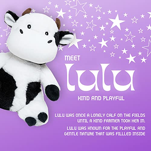 Goldenora Weighted Cow Stuffed Animal, Comfort, And Decor Original Cozy Cow Plush Pillow. Squishy Weighted Plushies For Kids And Adults (9", 2 Lbs) #TOP3